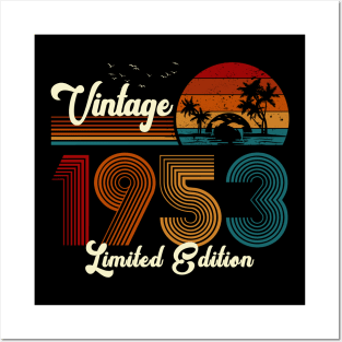 Vintage 1953 Shirt Limited Edition 67th Birthday Gift Posters and Art